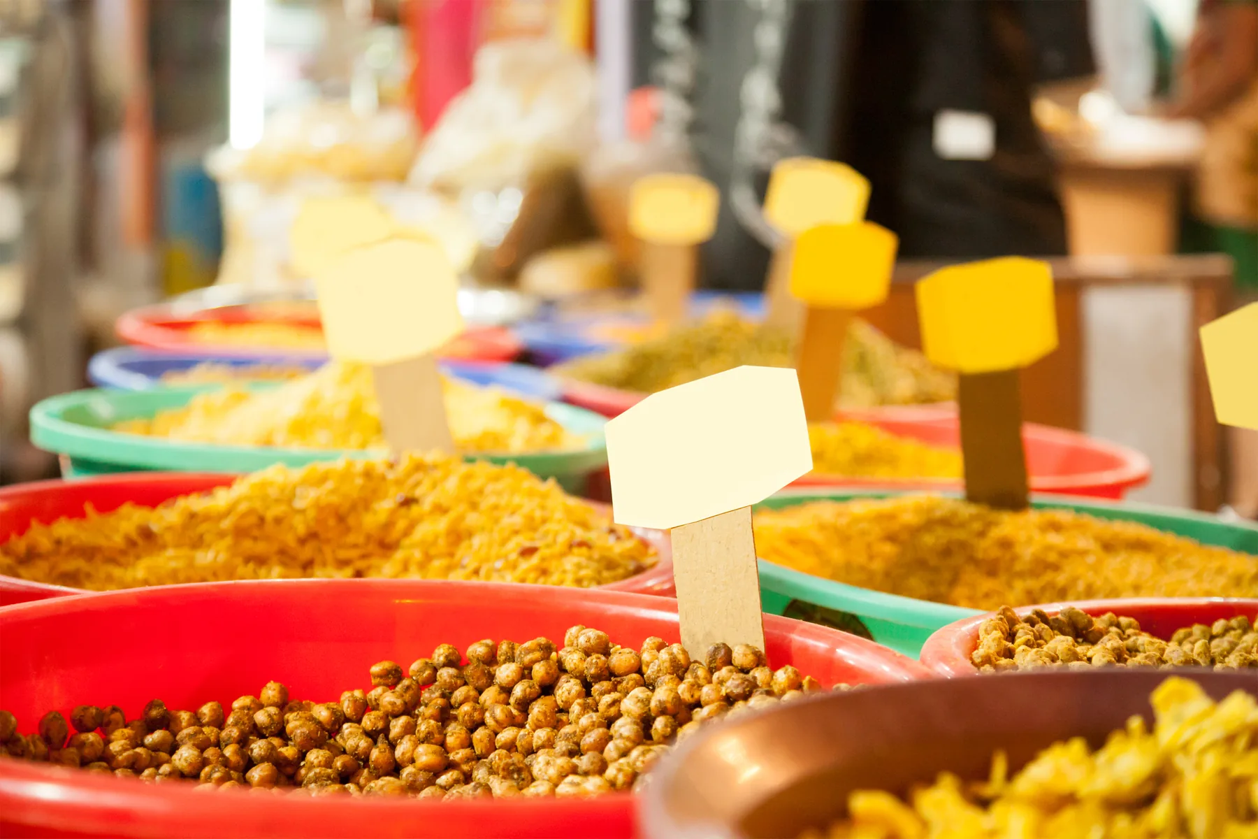 Indian snacks and namkeen assortment